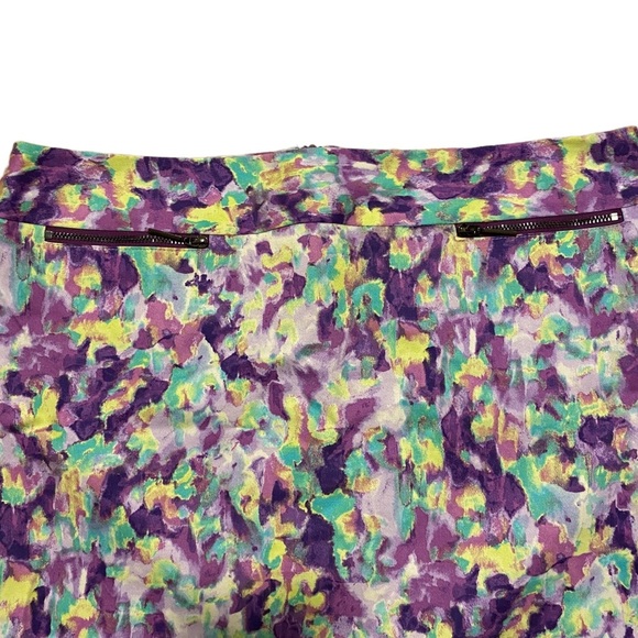 Calvin Klein Purple Multi Coloured Skirt - Picture 3 of 11